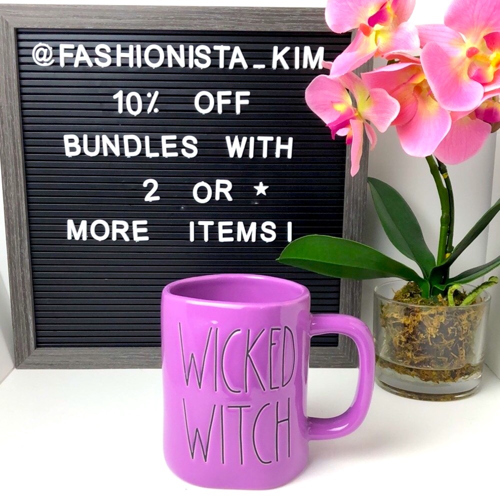 Rae Dunn WICKED WITCH mug Halloween cup new with tags - Picture 5 of 8